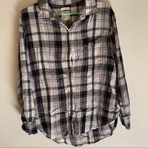 Oversized flannel.